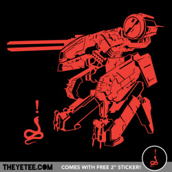 theyetee:  MG-REX by Drew Wise (24 hours only!) Make sure you swing by our Facebook page to enter to win a free shirt!