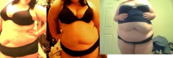 occasionalfeedee:  from-thin-to-fat:   Me, over the past 3-4