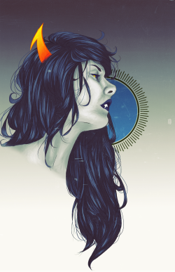 lllinois:  i tried to draw vriska then i used myself as a reference