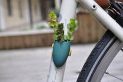 sosuperawesome:  Planters for your bike, planters for your lapel,