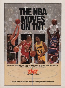 THE NBA MOVES ON TNT