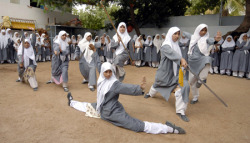 liberated-soul:  Muslim schoolgirls from St. Maaz high school