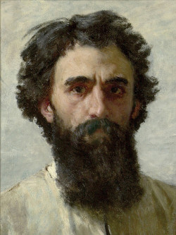 blastedheath:  Domenico Morelli (Italian, 1826-1901), Self-portrait.