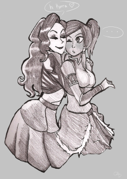 kradmousey:  korrasami’d by ~hellpassion 