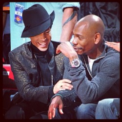 Prince and Dave Chappell  (Taken with Instagram)