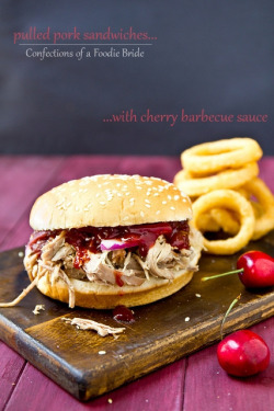 phoods:  (via Pulled Pork with Cherry Barbecue Sauce Recipe |