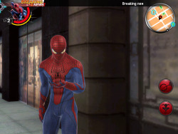 Playing this new spiderman game on my iPad