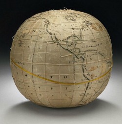 whitehotel: Lydia Satterthwaite, Embroidered terrestrial globe