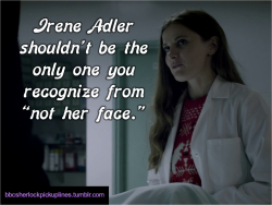 “Irene Adler shouldn’t be the only one you recognize