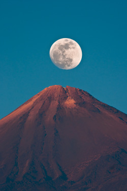   Moon Rising Over Teide   