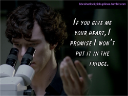 &ldquo;If you give me your heart, I promise I won&rsquo;t put it in the fridge.&rdquo;
