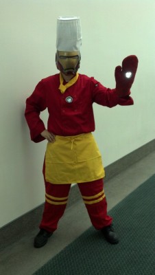 hackedmotionsensors:  Screaming. Iron chef man ! 