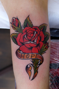 psychotattoo-mauroquaresima:  Another hopefull roseMauro Quaresima