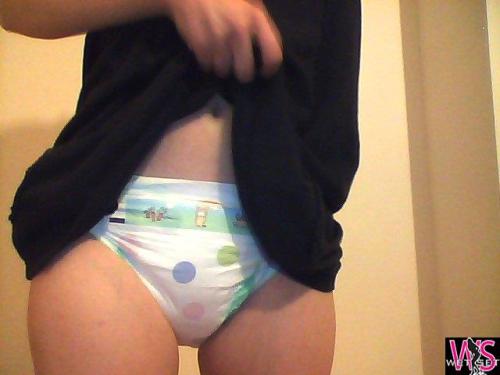 bigwinnethepoohbear:  Front side of Lil Angels diapers 