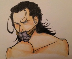 Bound Loki with copic marker. I dont think I have posted this,
