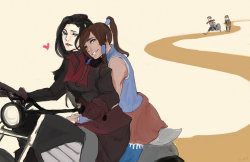 theamazingwondermeg:  korrasami bitches. by ~campuses 