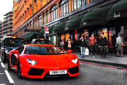 billlionairre:  Red Lamborghini Aventador