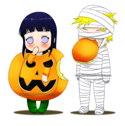 NaruHina Chibi Halloween