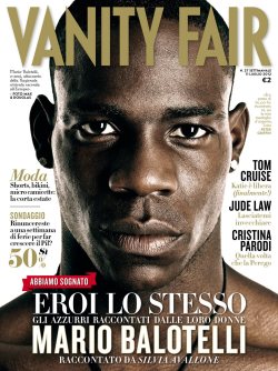 androphilia:  Mario Balotelli On The Cover Of Vanity Fair Italia’s