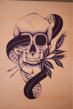 swiftdeathhorseclub:  Cold Dead Blues. Third painting of the
