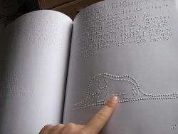 untitled-mag:  The Little Prince in braille 