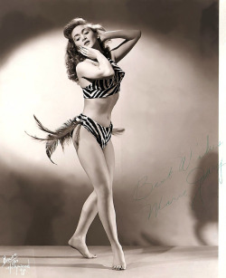    Marie Gary Signed vintage 50’s-era promo photo..   