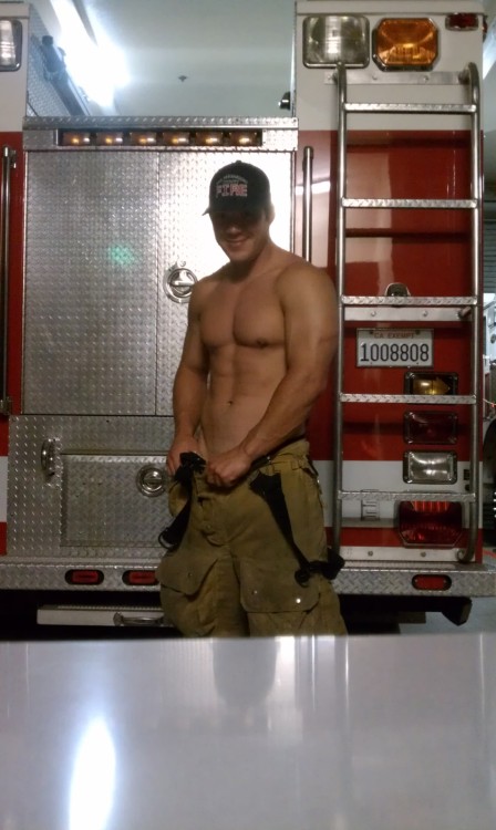 justshowitalready:  23yo fireman, He said he could fuck me at the station house, but we would have to be sneaky about it.  