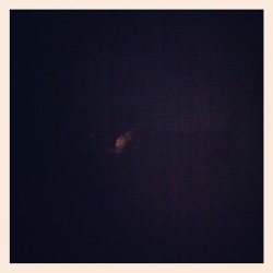 That’s Amin playing on his iPhone 3G in the dark. We’re