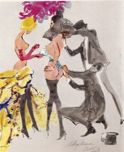 Illustration, “Man at his Leisure,” Playboy - December