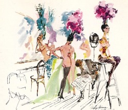 Illustration, “Man at his Leisure,” Playboy - December