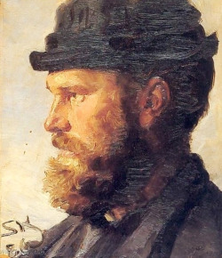 blastedheath:  Peder Krøyer (Norwegian/Danish, 1851-1909), Portrait
