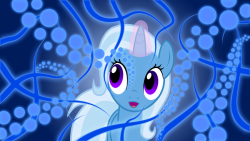 theponyartcollection:  Trixie Wallpaper by ~tjtreece  Oooh i