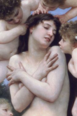martyred:  Detail of Le Printemps by William-Adolphe Bouguereau