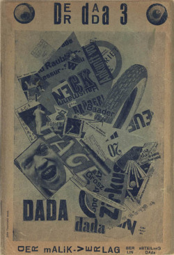 the-seed-of-europe:  Der Dada journal cover No. 3 (April 1920), edited