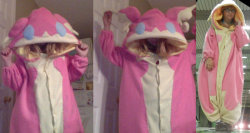 dodri0:  Audino kigurumi by Dodrio! The curlies under the ears