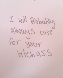 Actually no probably I will always care :)