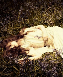 Eniko Mihalik by Ellen von Unwerth for Vogue Italia July 2012