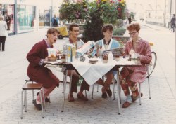 Pulp, August 1982Steve Genn, Nick Taylor, Greg Thomson and Jarvis
