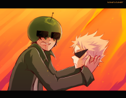 reuku:  ikimaru:  ..had to draw this too because their faces