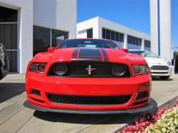 car-spotting:  The Target: 2012 Ford Mustang Boss 302. Spotted: