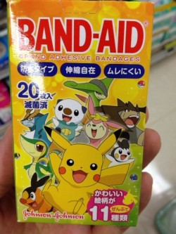 pokemonphototokyo:  Pokemon Photos from Tokyo - Pokemon BAND-AID