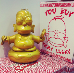 thepixelatednerd:  Homer Buddha by Kidrobot for SDCC Via Super