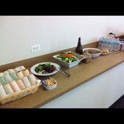 Lunch setup for #GrantMakers @ #DonorsGroup #food  #myjob #J&LCatering