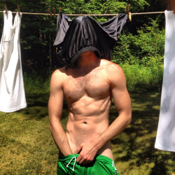 brian-kenny:  me as athletic laundry, photo by Slava 