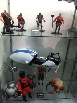 drvalkyrie:  helloiamfine:  NECA booth at SDCC!  THE ACTION FIGURES