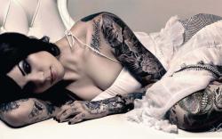 tattooedgirlsmag:  Kat Von D