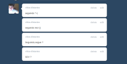  Só meu tumblr que esta fazendo isso com as ask’s? ‘-‘