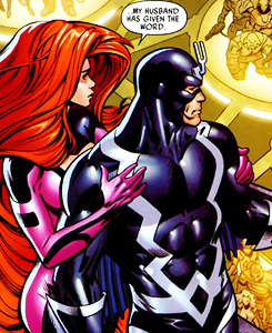 sniffleheim:  Black Bolt & Medusa 