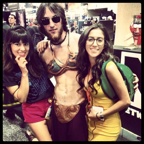 Sexiest slave Leia! (Taken with Instagram at San Diego Comic-Con International 2012)