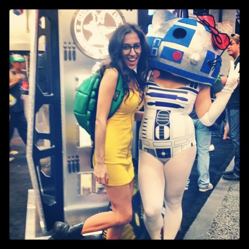 Hello Kitty R2-D2! (Taken with Instagram at San Diego Comic-Con International 2012)